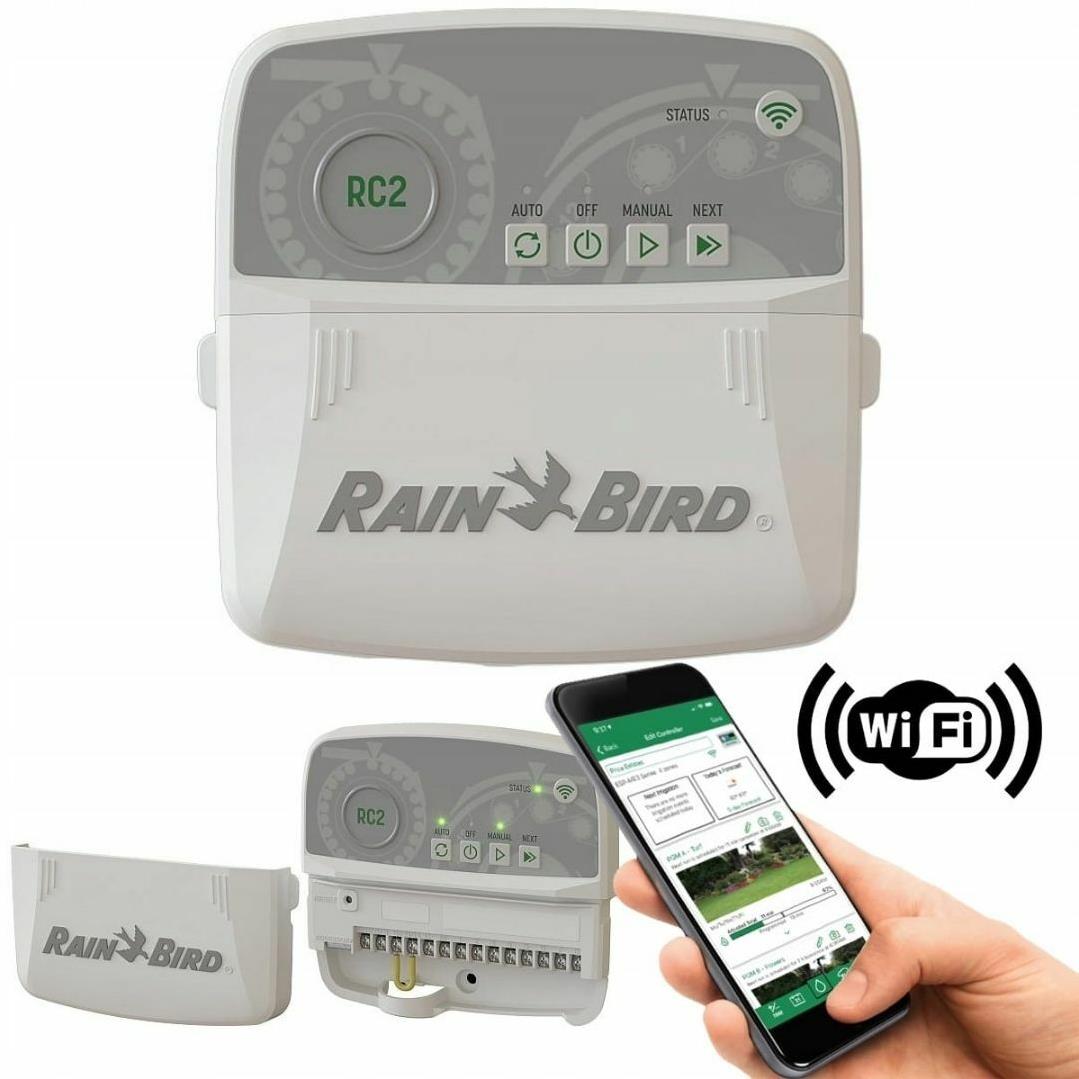 Rain Bird RC2 Akıllı Sulama Kontrol Çözümü 230V İç Mekan 6 İstasyon